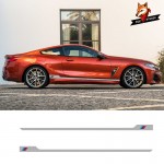 Car Vinyl Side Stripes Stickers Auto Graphics Decals Auto Sport Styling Vinyl Car Sticker For BMW X1 X3 X5 All Model